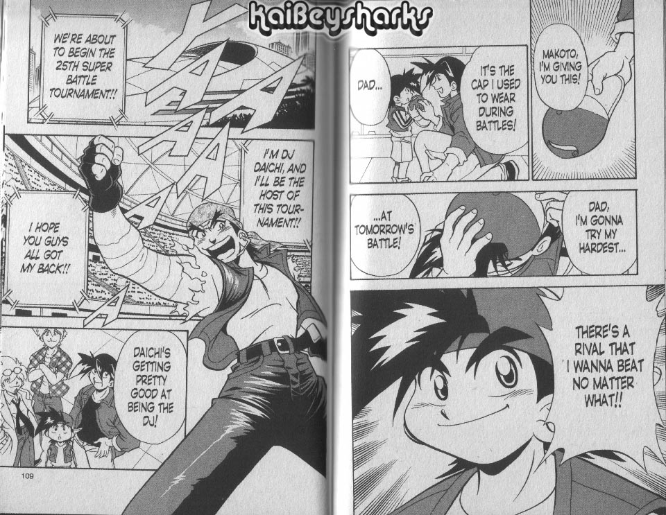 Bakuden Shoot Beyblade Chapter 14.3-5 page 3 - Vol.14 Chapter 3.5