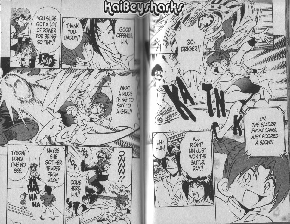 Bakuden Shoot Beyblade Chapter 14.3-5 page 4 - Vol.14 Chapter 3.5