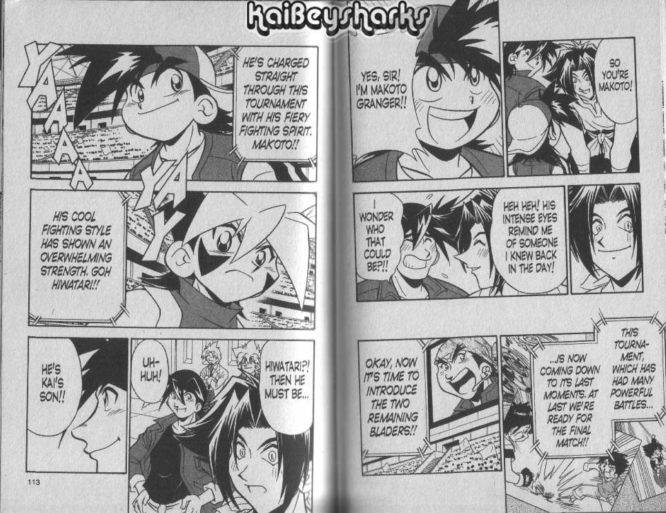 Bakuden Shoot Beyblade Chapter 14.3-5 page 5 - Vol.14 Chapter 3.5