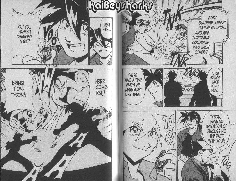 Bakuden Shoot Beyblade Chapter 14.3-5 page 8 - Vol.14 Chapter 3.5