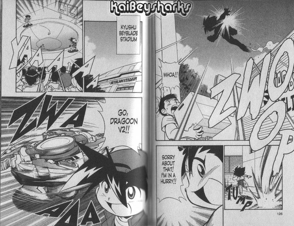 Bakuden Shoot Beyblade Chapter 14.3-6 page 4 - Vol.14 Chapter 3.6