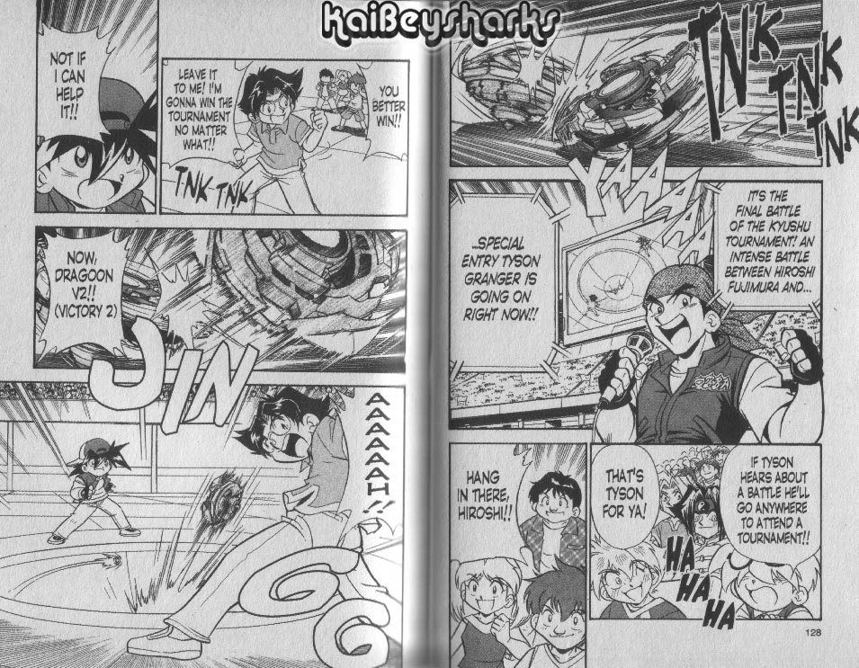 Bakuden Shoot Beyblade Chapter 14.3-6 page 5 - Vol.14 Chapter 3.6