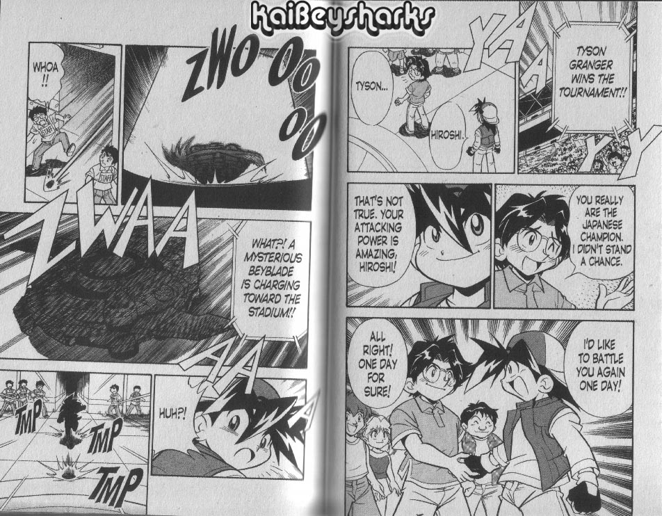 Bakuden Shoot Beyblade Chapter 14.3-6 page 6 - Vol.14 Chapter 3.6