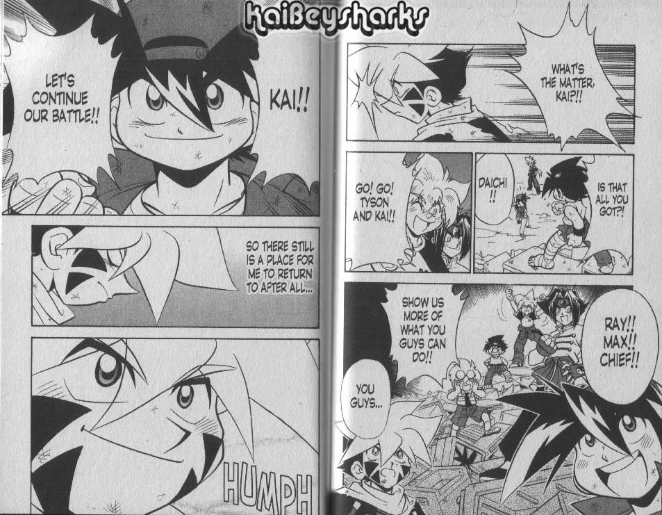 Bakuden Shoot Beyblade Chapter 14.3 page 14 - Vol.14 Chapter 3