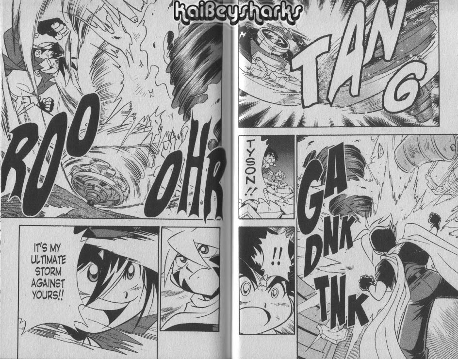 Bakuden Shoot Beyblade Chapter 14.3 page 3 - Vol.14 Chapter 3