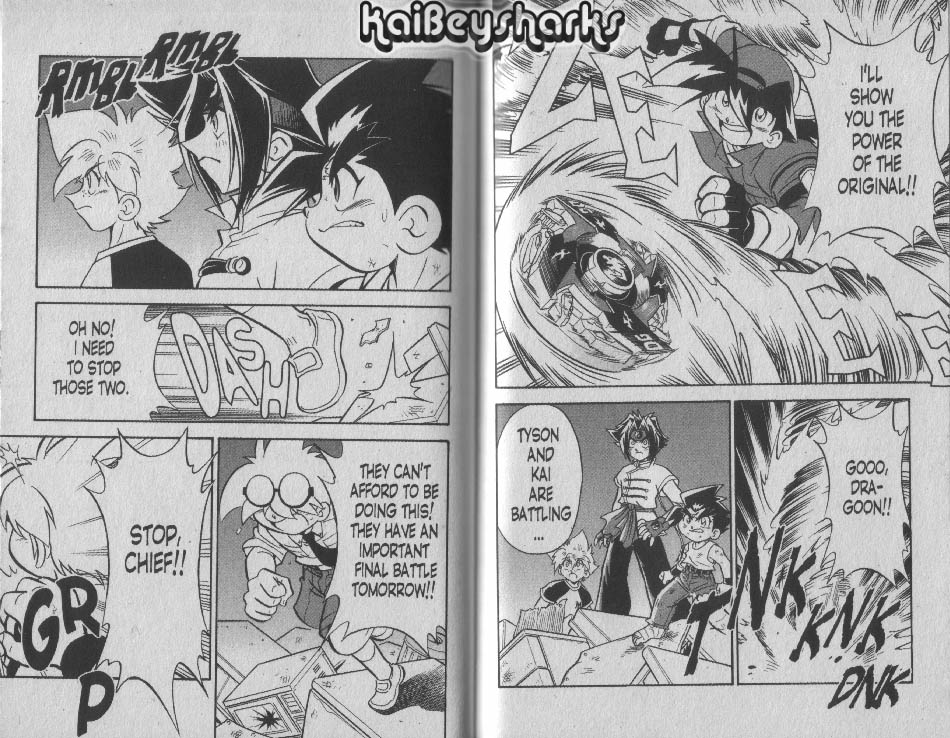 Bakuden Shoot Beyblade Chapter 14.3 page 4 - Vol.14 Chapter 3