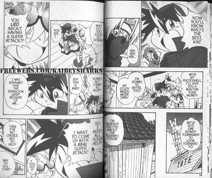 Bakuden Shoot Beyblade Chapter 2.1 page 18 - Vol.2 Chapter 1