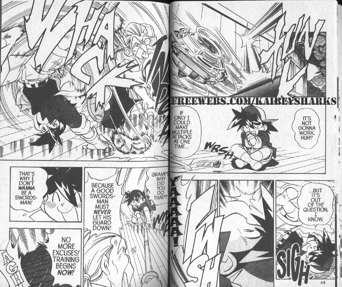 Bakuden Shoot Beyblade Chapter 2.1 page 21 - Vol.2 Chapter 1