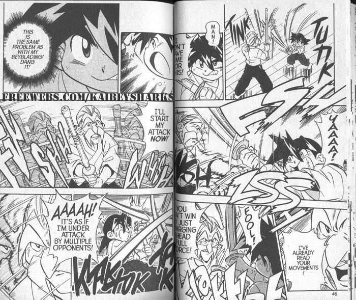 Bakuden Shoot Beyblade Chapter 2.1 page 22 - Vol.2 Chapter 1