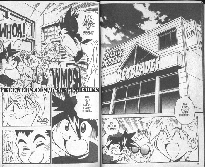Bakuden Shoot Beyblade Chapter 2.1 page 3 - Vol.2 Chapter 1