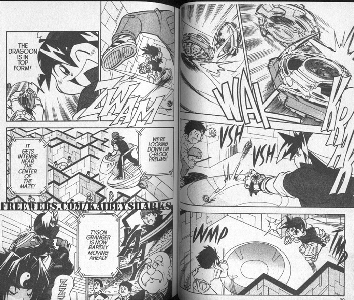 Bakuden Shoot Beyblade Chapter 2.2 page 18 - Vol.2 Chapter 2