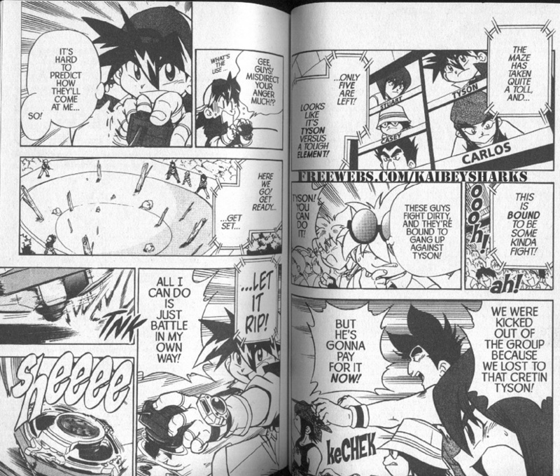 Bakuden Shoot Beyblade Chapter 2.2 page 20 - Vol.2 Chapter 2