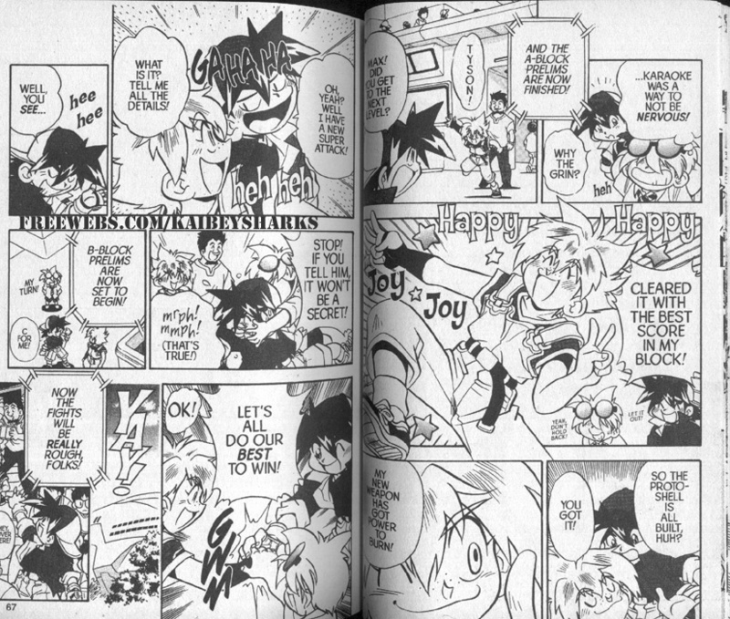 Bakuden Shoot Beyblade Chapter 2.2 page 6 - Vol.2 Chapter 2