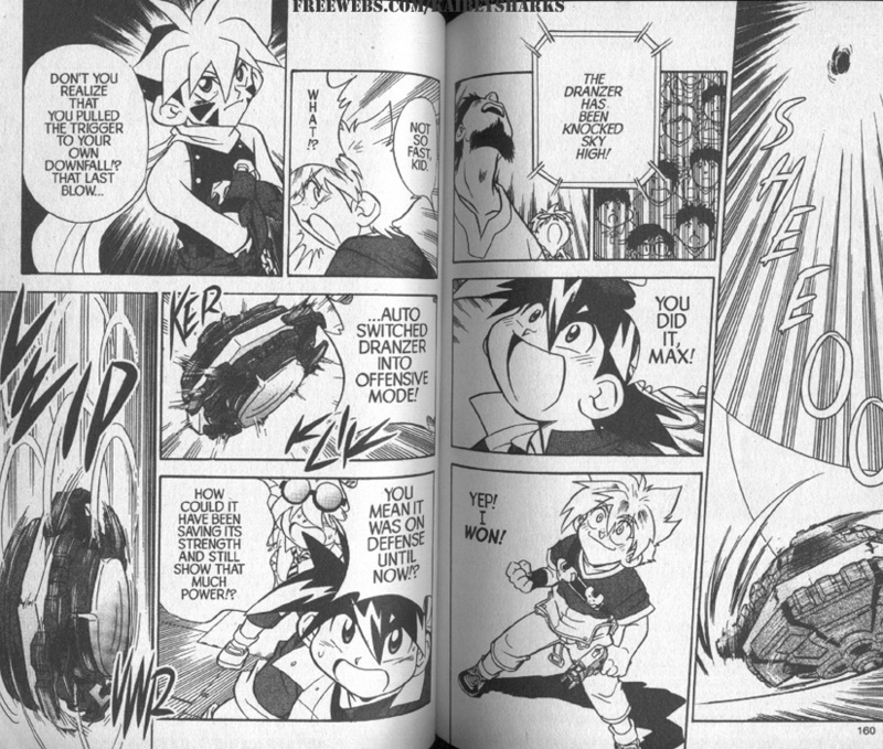 Bakuden Shoot Beyblade Chapter 2.3 page 22 - Vol.2 Chapter 3