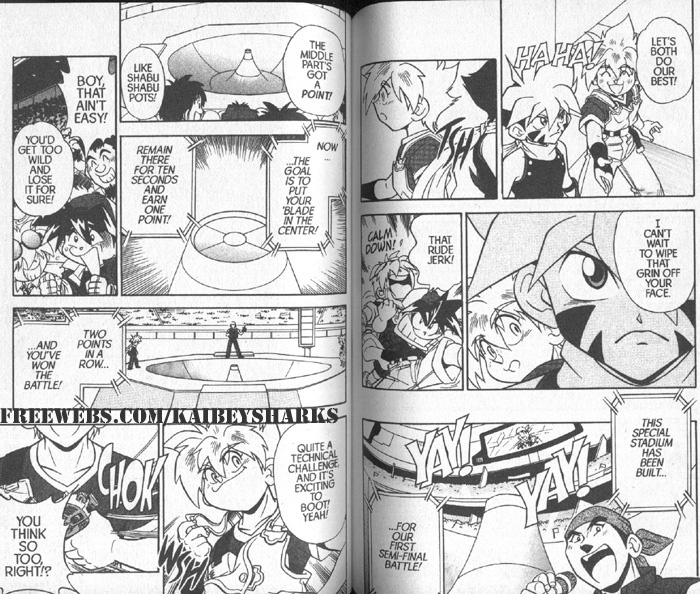 Bakuden Shoot Beyblade Chapter 2.3 page 5 - Vol.2 Chapter 3