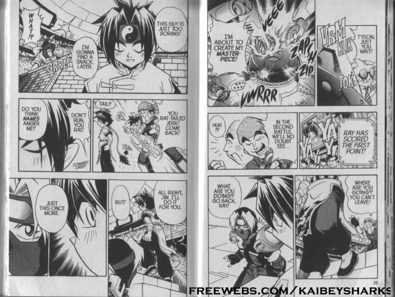 Bakuden Shoot Beyblade Chapter 3.1 page 13 - Vol.3 Chapter 1