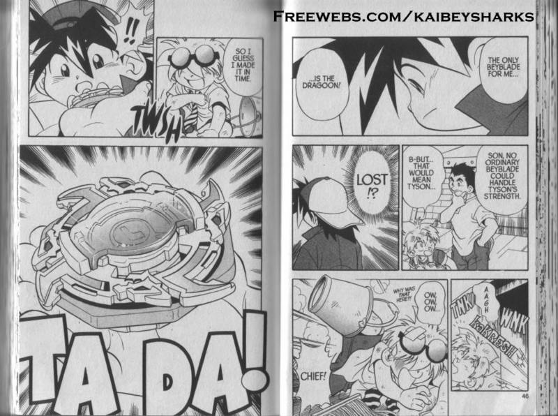 Bakuden Shoot Beyblade Chapter 3.1 page 23 - Vol.3 Chapter 1