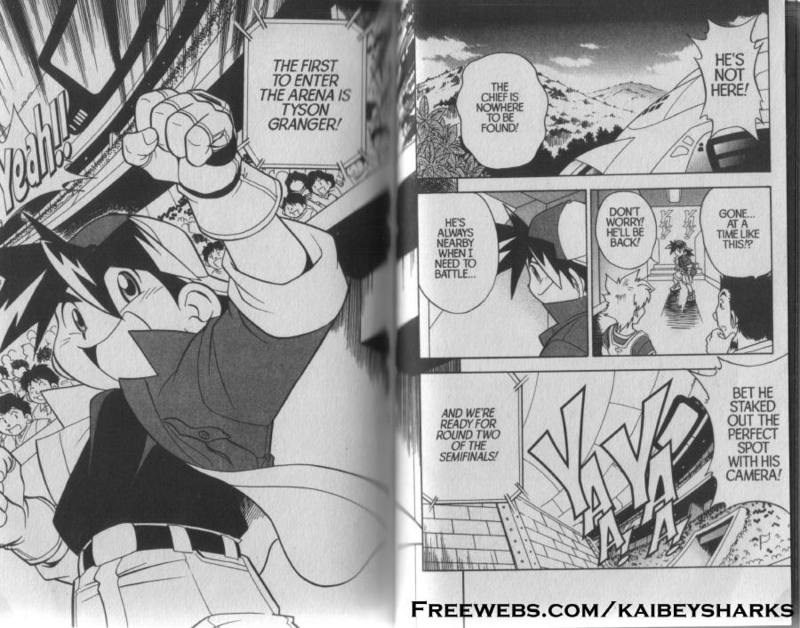 Bakuden Shoot Beyblade Chapter 3.1 page 4 - Vol.3 Chapter 1