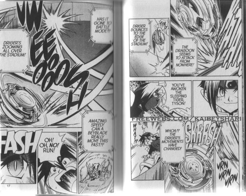 Bakuden Shoot Beyblade Chapter 3.1 page 8 - Vol.3 Chapter 1