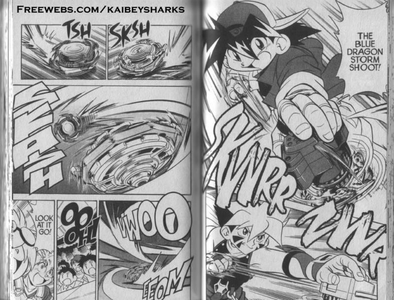 Bakuden Shoot Beyblade Chapter 3.2 page 8 - Vol.3 Chapter 2