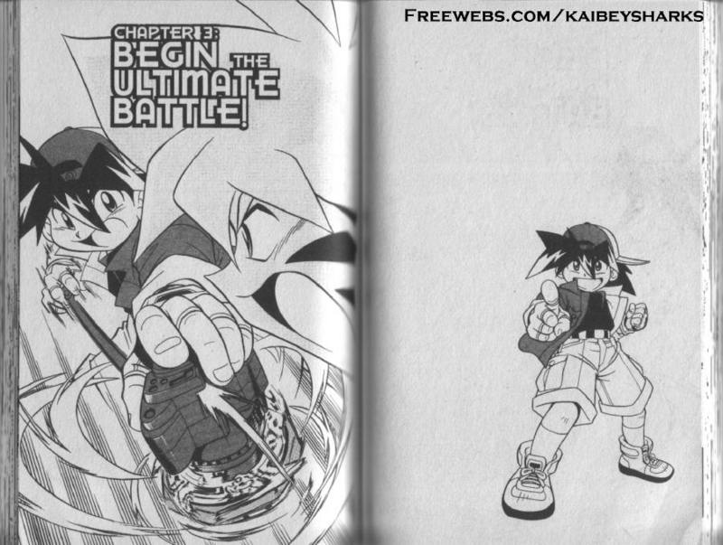 Bakuden Shoot Beyblade Chapter 3.3 page 1 - Vol.3 Chapter 3