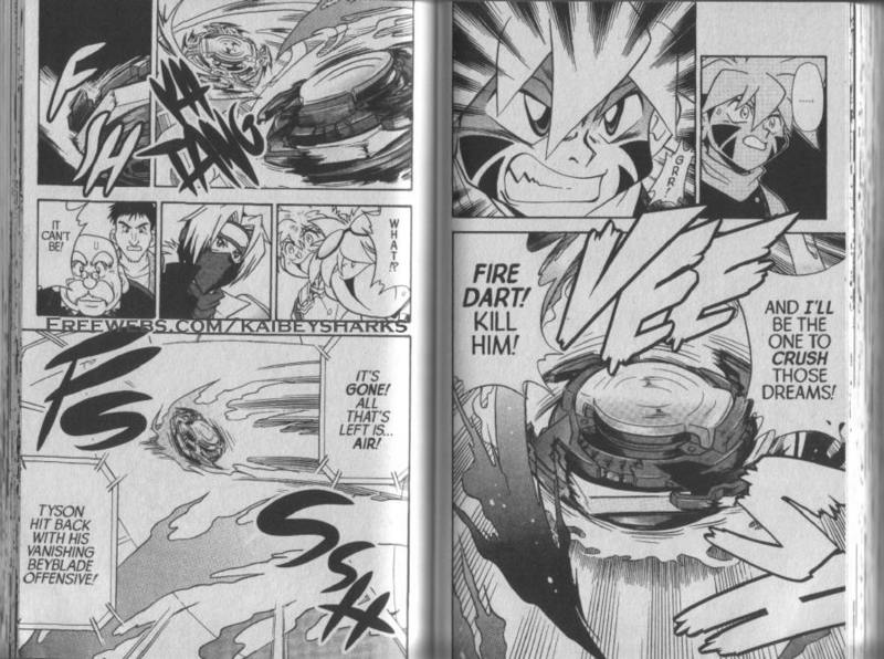 Bakuden Shoot Beyblade Chapter 3.3 page 10 - Vol.3 Chapter 3