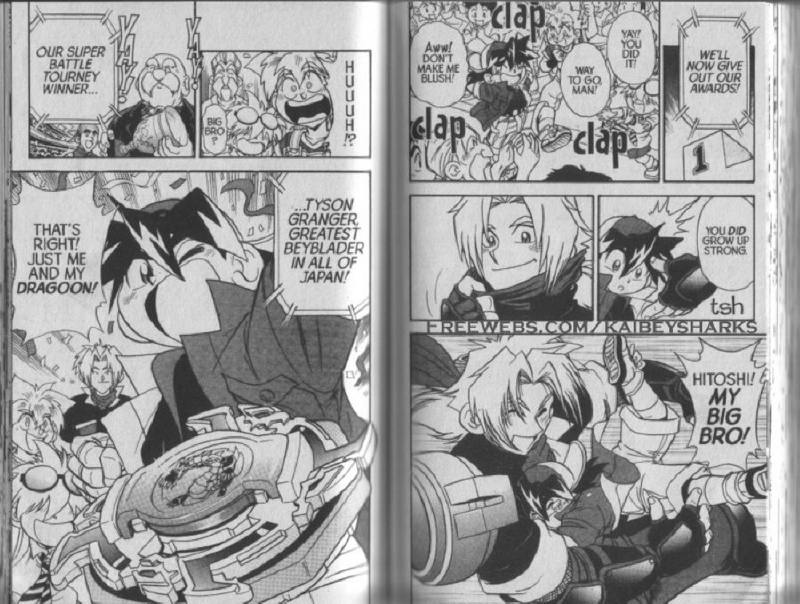 Bakuden Shoot Beyblade Chapter 3.3 page 15 - Vol.3 Chapter 3