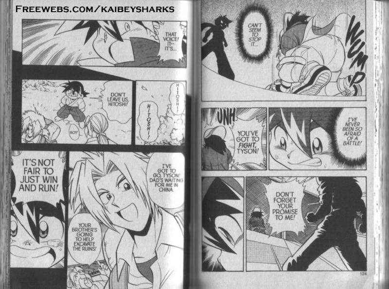 Bakuden Shoot Beyblade Chapter 3.3 page 2 - Vol.3 Chapter 3