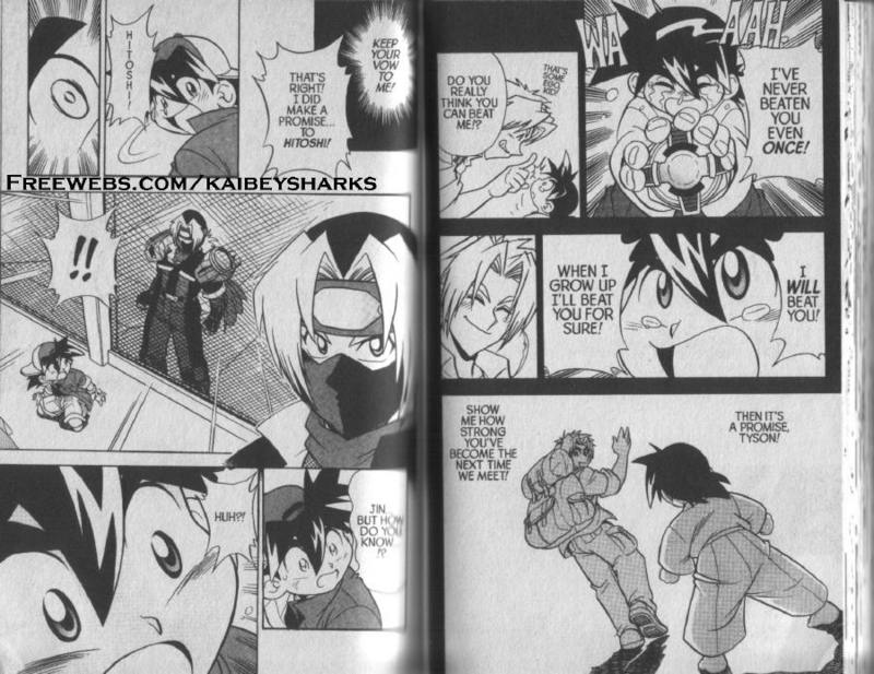 Bakuden Shoot Beyblade Chapter 3.3 page 3 - Vol.3 Chapter 3