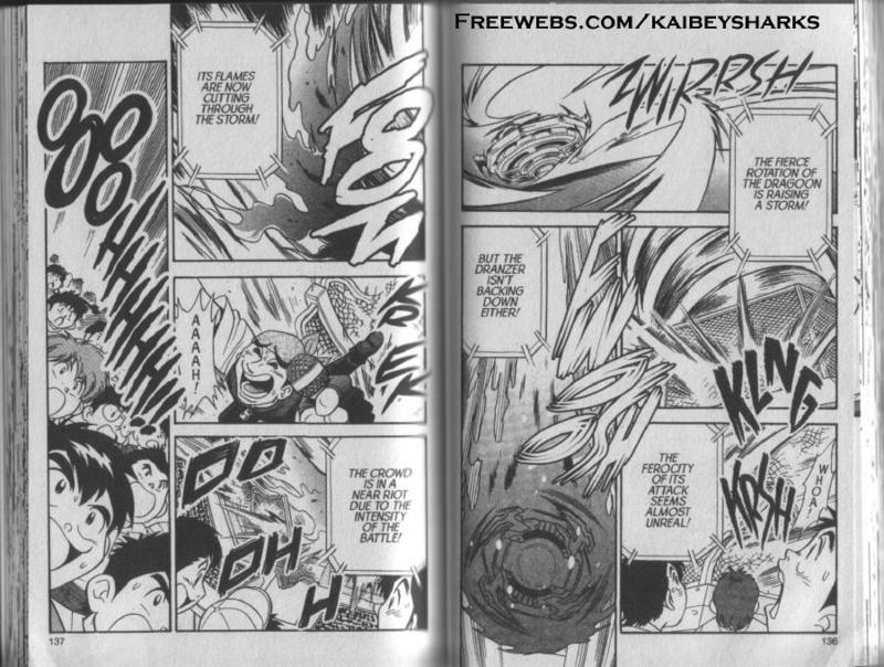 Bakuden Shoot Beyblade Chapter 3.3 page 8 - Vol.3 Chapter 3