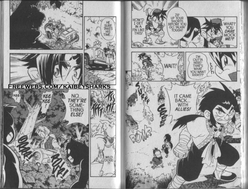 Bakuden Shoot Beyblade Chapter 3.4 page 10 - Vol.3 Chapter 4