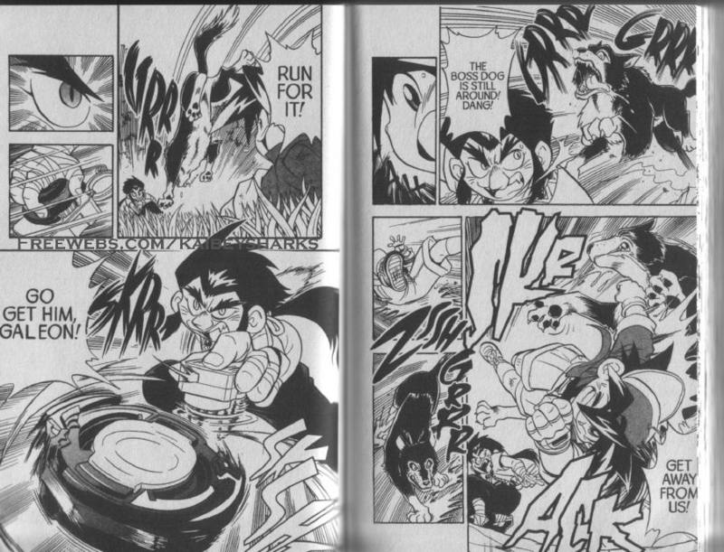 Bakuden Shoot Beyblade Chapter 3.4 page 13 - Vol.3 Chapter 4
