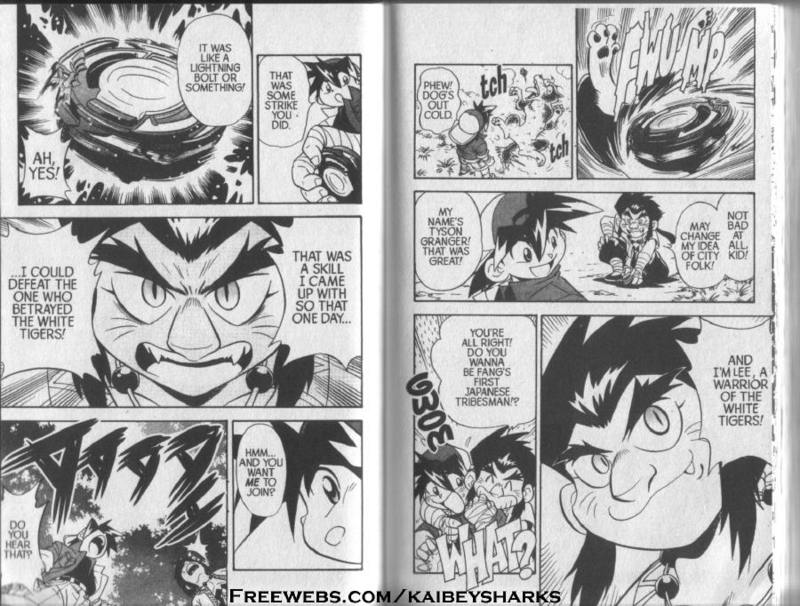 Bakuden Shoot Beyblade Chapter 3.4 page 15 - Vol.3 Chapter 4