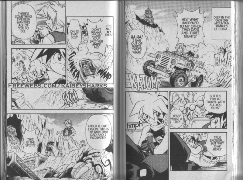 Bakuden Shoot Beyblade Chapter 3.4 page 3 - Vol.3 Chapter 4