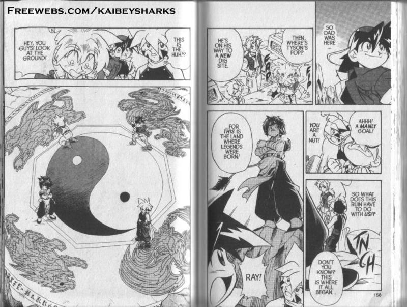 Bakuden Shoot Beyblade Chapter 3.4 page 4 - Vol.3 Chapter 4