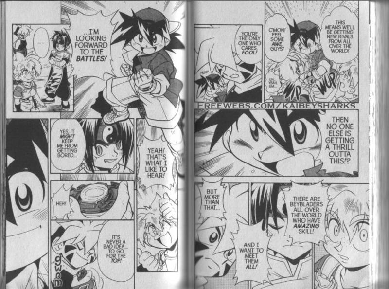 Bakuden Shoot Beyblade Chapter 3.4 page 7 - Vol.3 Chapter 4