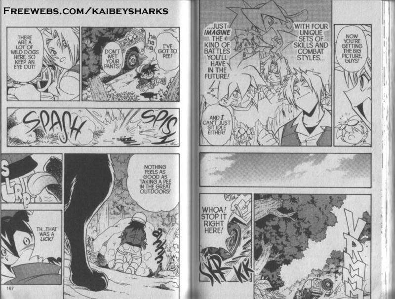 Bakuden Shoot Beyblade Chapter 3.4 page 8 - Vol.3 Chapter 4