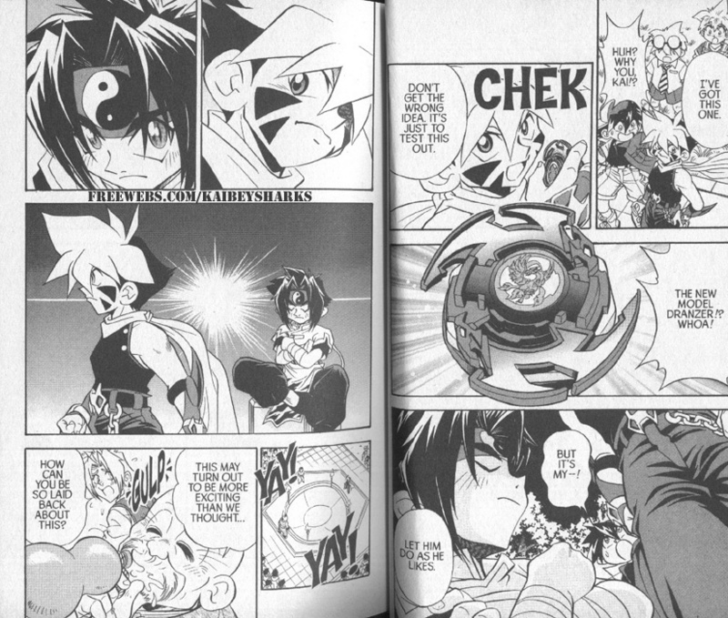 Bakuden Shoot Beyblade Chapter 4.1 page 10 - Vol.4 Chapter 1