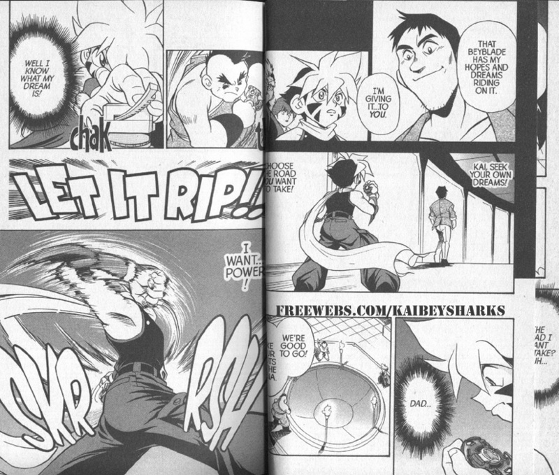 Bakuden Shoot Beyblade Chapter 4.1 page 12 - Vol.4 Chapter 1