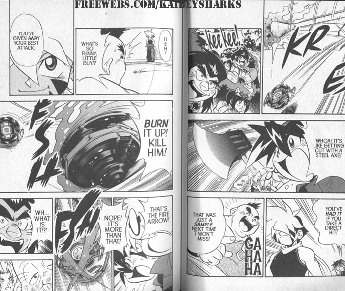 Bakuden Shoot Beyblade Chapter 4.1 page 15 - Vol.4 Chapter 1