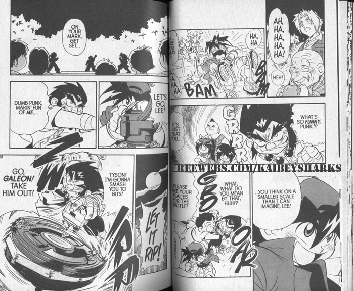 Bakuden Shoot Beyblade Chapter 4.1 page 21 - Vol.4 Chapter 1