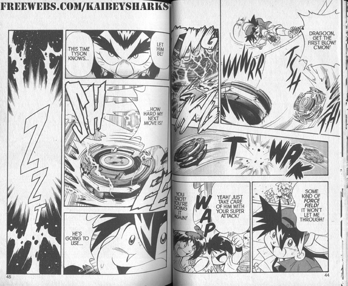 Bakuden Shoot Beyblade Chapter 4.1 page 22 - Vol.4 Chapter 1