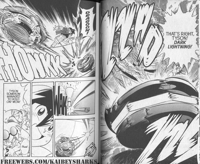 Bakuden Shoot Beyblade Chapter 4.1 page 23 - Vol.4 Chapter 1