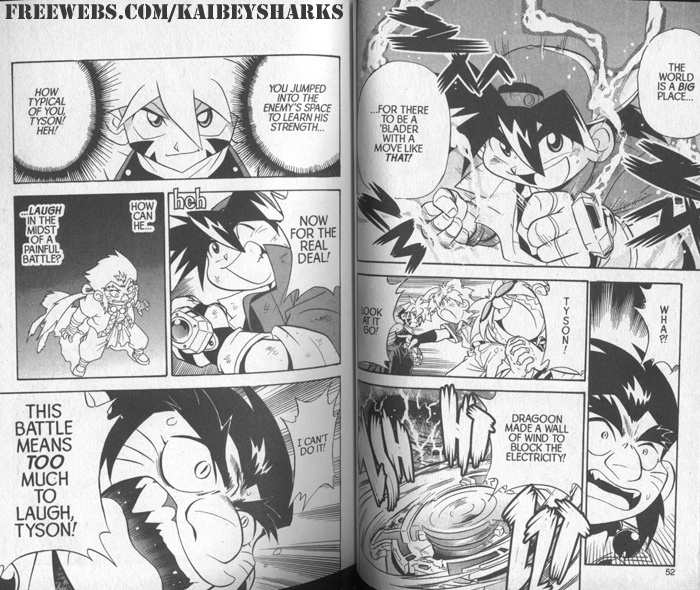 Bakuden Shoot Beyblade Chapter 4.1 page 26 - Vol.4 Chapter 1