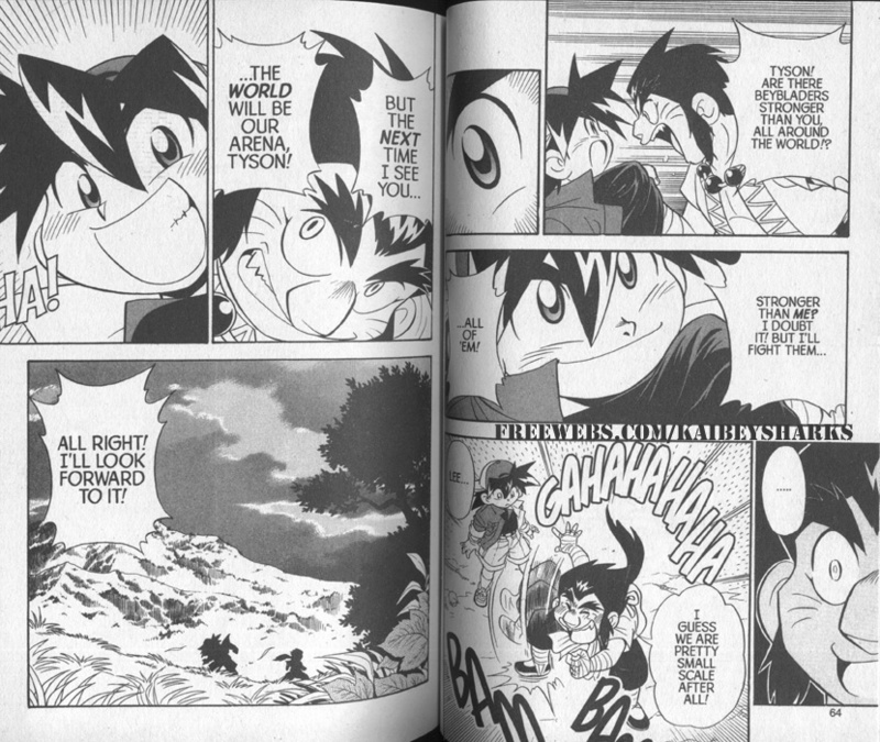 Bakuden Shoot Beyblade Chapter 4.1 page 32 - Vol.4 Chapter 1