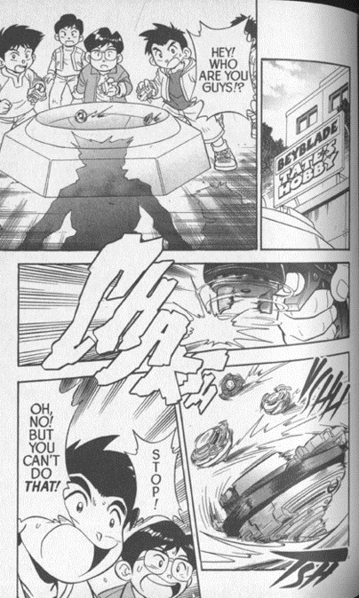 Bakuden Shoot Beyblade Chapter 4.1 page 33 - Vol.4 Chapter 1