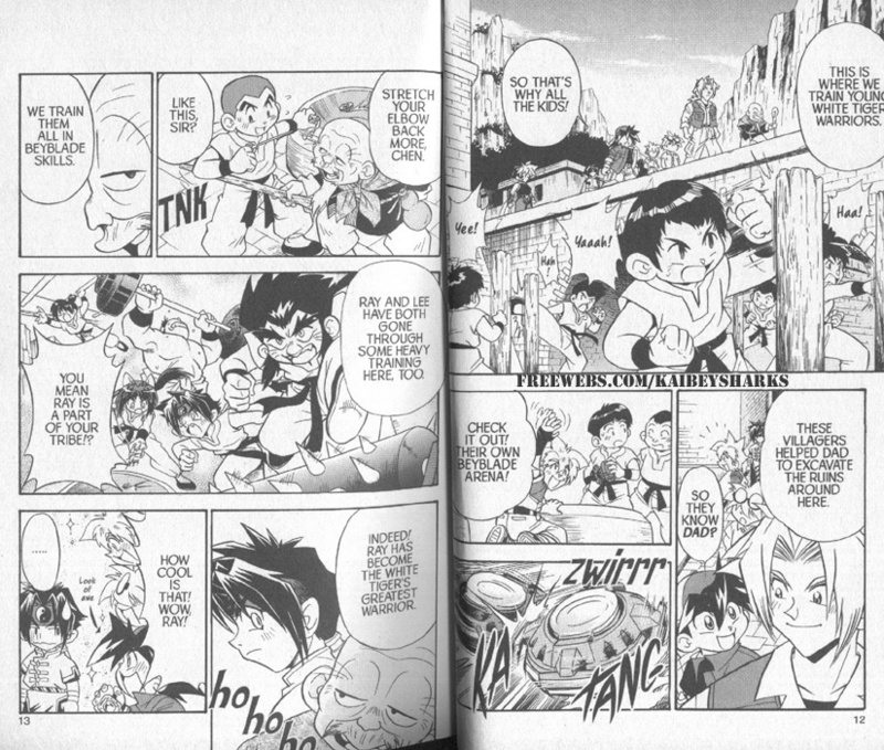 Bakuden Shoot Beyblade Chapter 4.1 page 6 - Vol.4 Chapter 1