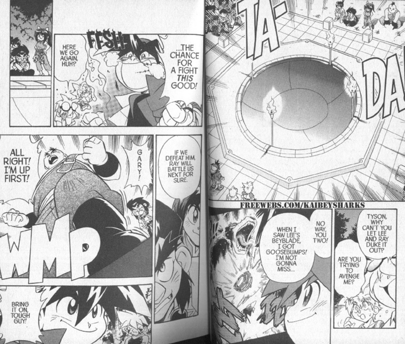Bakuden Shoot Beyblade Chapter 4.1 page 9 - Vol.4 Chapter 1