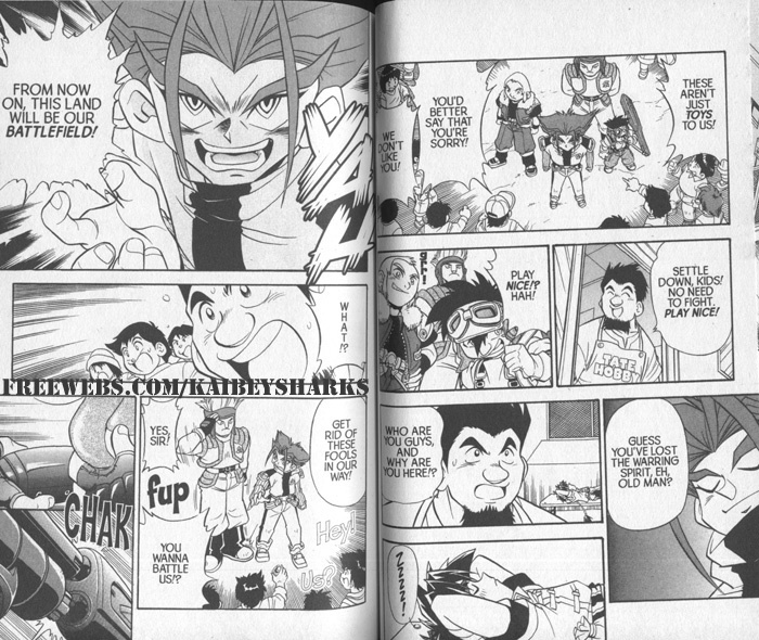 Bakuden Shoot Beyblade Vol.4 Chapter 2 page 6 - Vol.4 Chapter 2