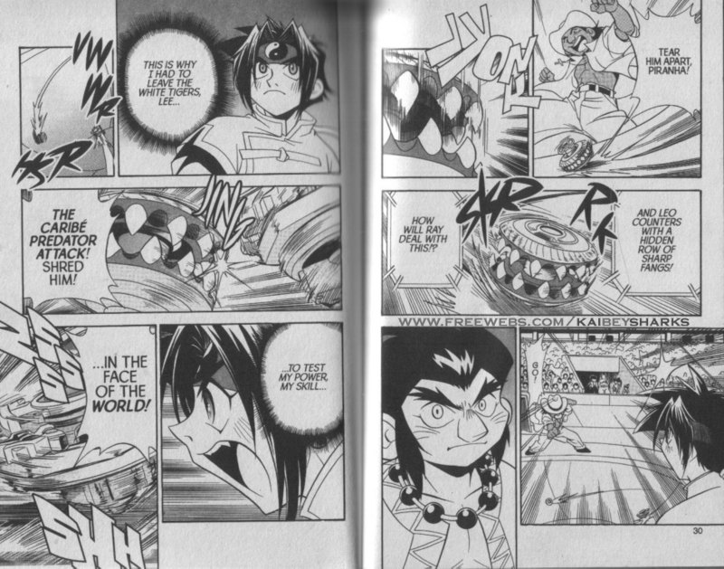 Bakuden Shoot Beyblade Chapter 5.1 page 14 - Vol.5 Chapter 1